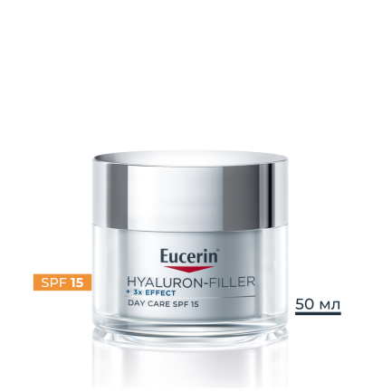 Eucerin Hyaluron-Filler Дневен крем против бръчки за суха кожа SPF15 50 ml