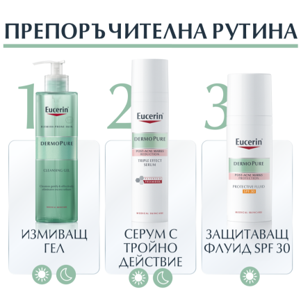 Eucerin DermoPure SPF30 Защитаващ флуид 50 ml