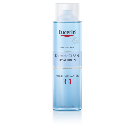 Eucerin DermatoClean Мицеларна вода 3 в 1 с хиалурон 400 ml