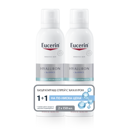 Eucerin Duo Pack Hyaluron-Filler Хидратиращ спрей с хиалурон 2 х150 ml