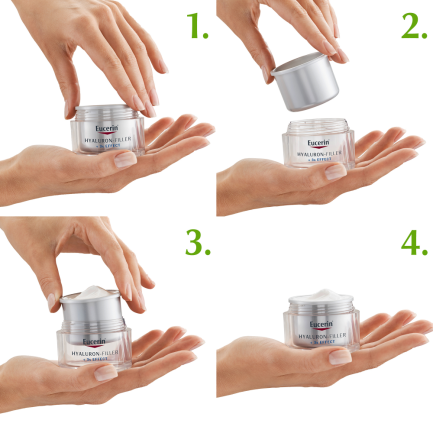 Eucerin Hyaluron-Filler SPF15 Дневен крем против бръчки за суха кожа 50 ml - ПЪЛНИТЕЛ