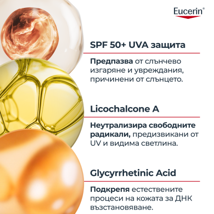 Eucerin Sensitive Protect SPF50+ Прозрачен слънцезащитен спрей за тяло 200 ml