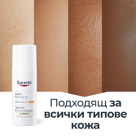 Eucerin AntiREDNESS SPF30 Коригиращ дневен крем против зачервяване 50 ml