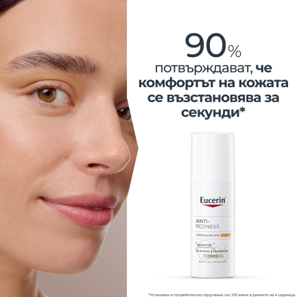 Eucerin AntiREDNESS SPF30 Коригиращ дневен крем против зачервяване 50 ml