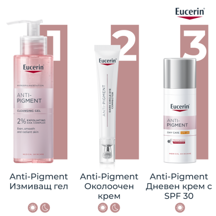 Eucerin Anti-pigment Озаряващ околоочен крем 15 ml