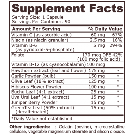 Pure Nutrition - Blood Pressure Support - 90 Capsules