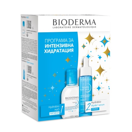 Bioderma Hydrabio Hyalu Серум 30 ml + Hydrabio Мицеларна вода 100 ml