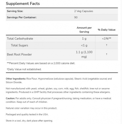 Beet Root 550 mg