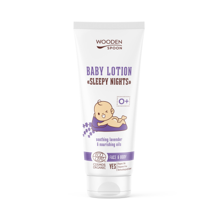 Wooden Spoon Био Бебешки лосион с лавандула 100 ml