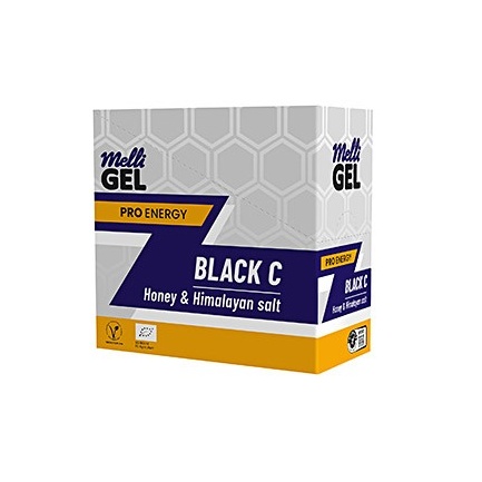 MelliGEL Black C Energy Gel - Био Енергиен Гел 32 g х12 броя