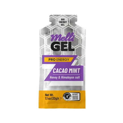 MelliGEL PRO CacaoMint Energy Gel - Био Енергиен Гел 32 g
