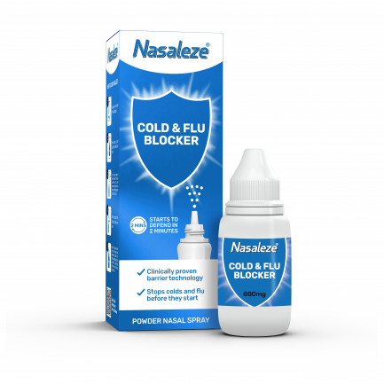 Nasaleze Cold & Flu Blocker Спрей за нос 800 mg