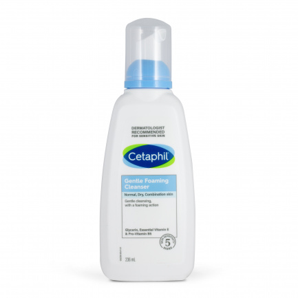 Cetaphil Нежна измивна пяна за нормална, суха и комбинирана кожа 236 ml