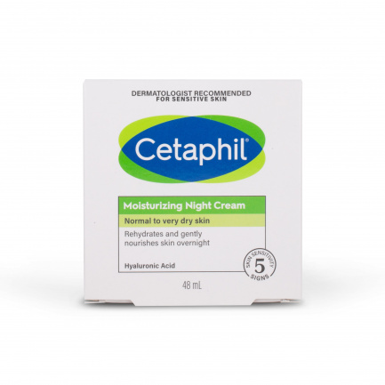 Cetaphil Хидратиращ нощен крем за нормална до много суха кожа 48 ml