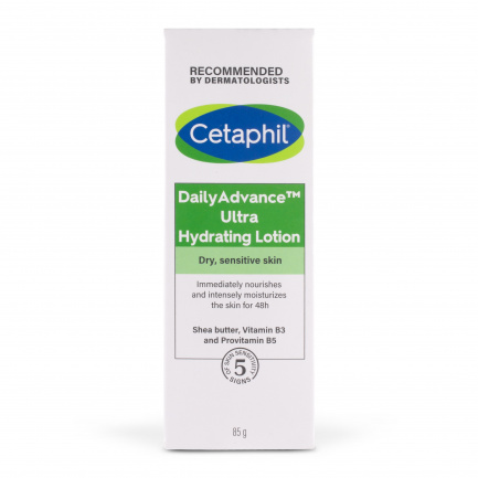 Cetaphil Ултрахидратиращ лосион за суха и чувствителна кожа 85 g