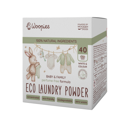 Wooden Spoon Woopies Еко прах за пране с био марсилски сапун 1,5 kg