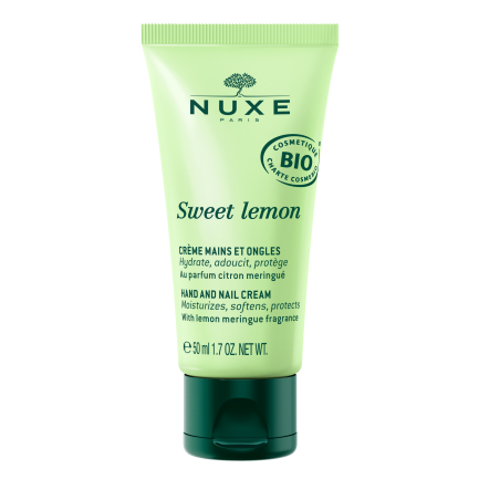 Nuxe Sweet Lemon БИО Крем за ръце и нокти 50 ml