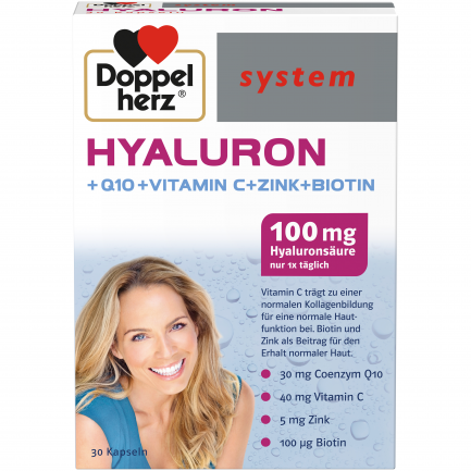 DoppelHerz System Хиалурон 100 mg x30 капсули