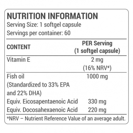 Omega-3 Fish Oil / Highly Concentrated