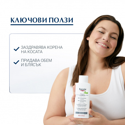 Eucerin Dermo Capilliare Ревитализиращ Шампоан 250 ml