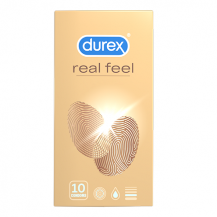 Durex Real Feel Презервативи x10 броя
