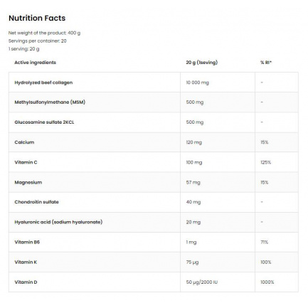 Flex Aid - KEEZA | Collagen + Glucosamine, Chondroitin, MSM, Hyaluronic Acid