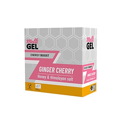 MelliGEL GingerCherry Energy Gel - Био Енергиен Гел 32 g х12 броя