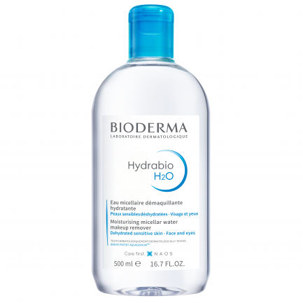 Bioderma Hydrabio H2O Мицеларна вода за чувствителна и дехидратирана кожа 500 мл