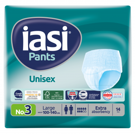 Iasi Pants Гащи за възрастни Unisex 3, L х14 броя