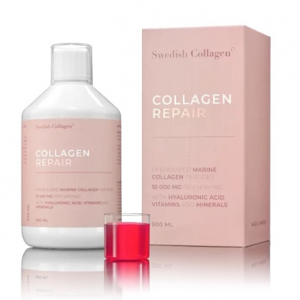 Swedish Collagen Рибен Колаген Repair 10.000 mg с хиалуронова киселина 50 mg 500 ml