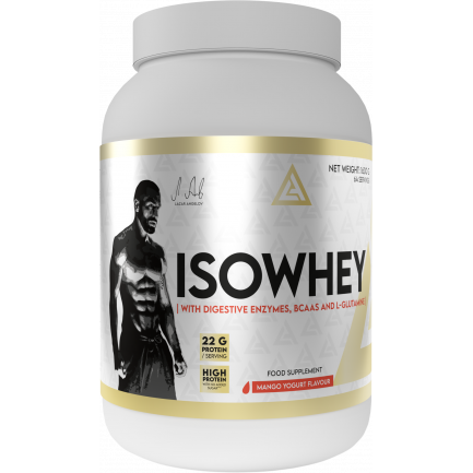 IsoWhey | Whey Protein Isolate with Digestive Enzymes, BCAA & Glutamine / 1600 gr