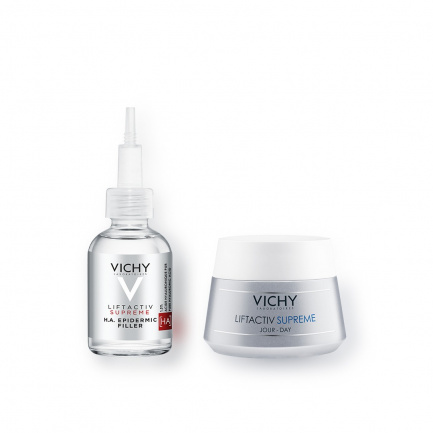 Vichy Liftactiv Supreme дневна и нощна рутина за корекция и изпълване на бръчки на нормална до комбинирана кожа
