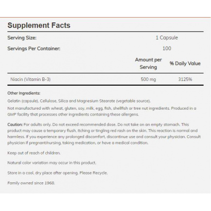 Niacin 500 mg