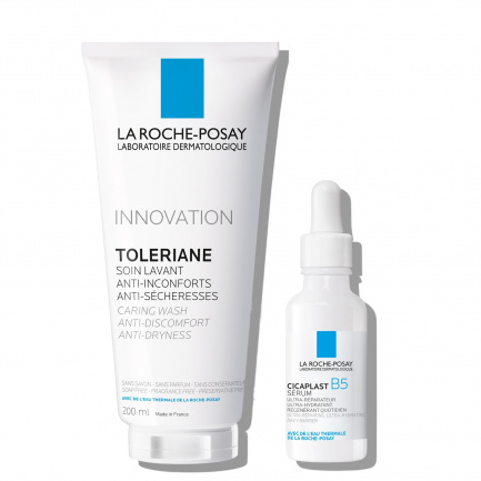 La Roche-Posay Ултравъзстановяващ протокол за дехидратирана и раздразнена кожа (почистване и грижа)