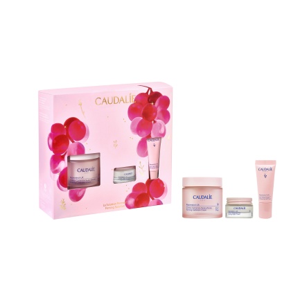 Caudalie Комплект Resveratrol-Lift Стягащ Кашмирен Крем 50 ml + Стягащ Нощен Крем 15 ml + Стягащ Oколоочен Гел Крем 5 ml