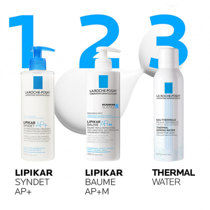 La Roche-Posay LIPIKAR Syndet Еко протокол за суха кожа, склонна към атопия (почистване)