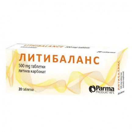 Литибаланс 500 mg х20 таблетки