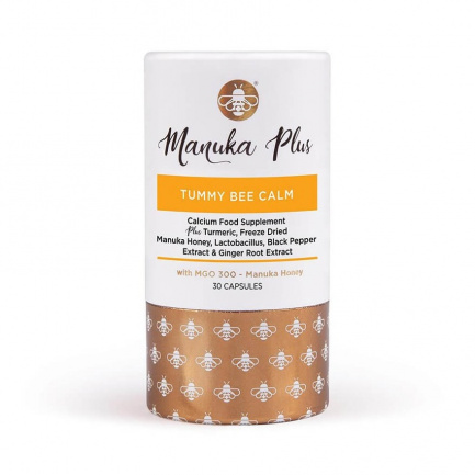 Manuka Doctor Manuka Plus Tummy Bee Calm MGO 300 Формула с мед от манука за добро храносмилане х30 капсули