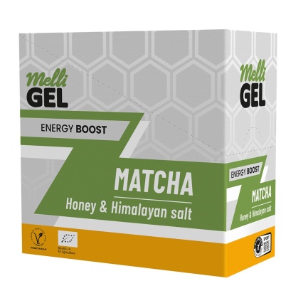 MelliGEL Мatcha Energy Gel - Био Енергиен Гел 32 g х12 броя