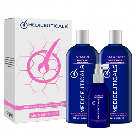 Mediceuticals Advanced Hair Restoration Kit Комплект против косопад за жени за суха коса и скалп