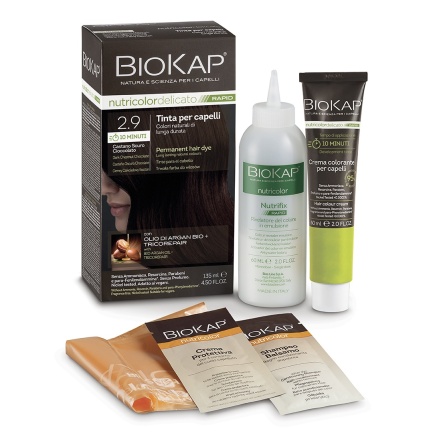 Biokap Nutricolor Delicato Rapid Боя за коса само 10 минути 140 ml - Тъмно шоколадово - 2.9