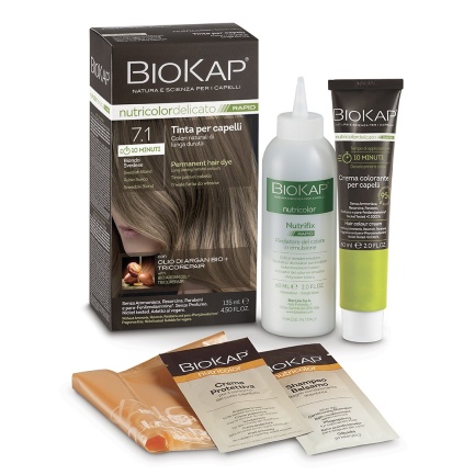 Biokap Nutricolor Delicato Rapid Боя за коса само 10 минути 140 ml - Шведско русо - 7.1