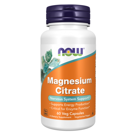 Now - Magnesium Citrate - 60 Капсули