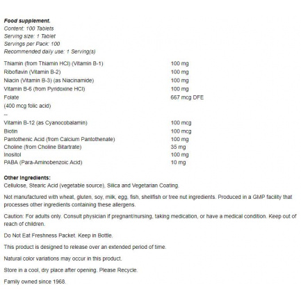 Vitamin B-100 / Sustained Release