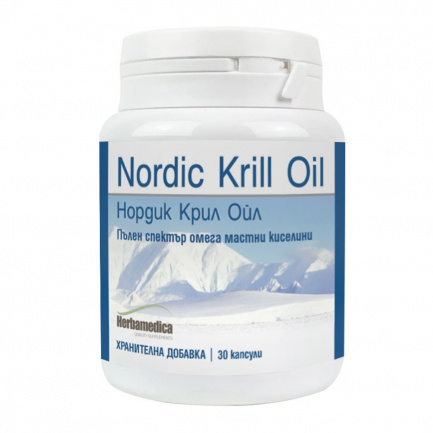 Nordic Krill Oil за поддържане здравето на сърдечно-съдовата система х30 капсули