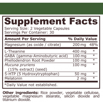 Pure Nutrition - Sleep Formula - 60 Capsules