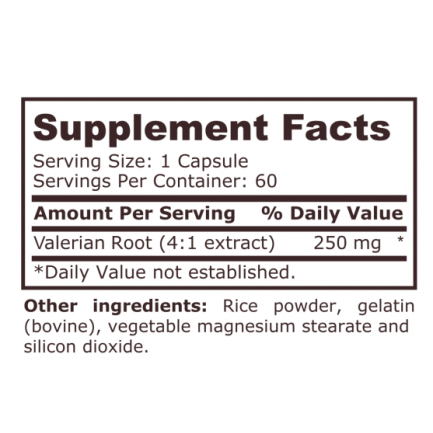 Pure Nutrition - Valerian Root - 60 Capsules