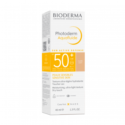 Bioderma Photoderm Aquafluid SPF50+ Тониран аквафлуид - Светъл 40 ml