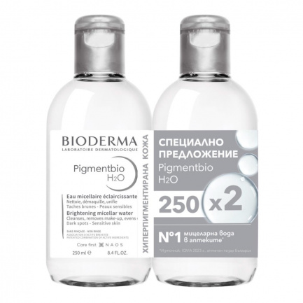 Bioderma DUO Pigmentbio Мицеларна вода 250 ml + 250 ml