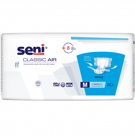 Seni Classic Air Универсални пелени за възрастни, размер M х30 броя